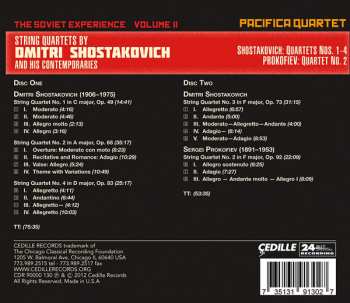 2CD Sergei Prokofiev: The Soviet Experience: String Quartets Of Dmitri Shostakovich And His Contempories Volume II