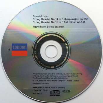 6CD/Box Set Dmitri Shostakovich: The String Quartets 44986