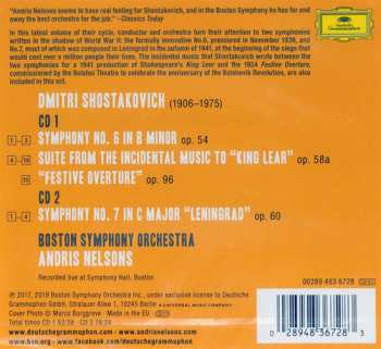 2CD Dmitri Shostakovich: Symphonies Nos. 6 & 7 · Incidental Music to "King Lear" 417706
