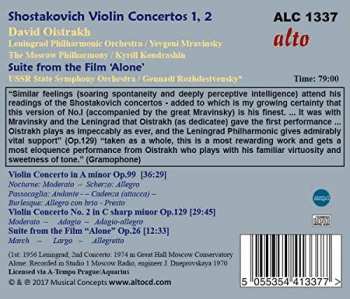 CD Dmitri Shostakovich: Violin Concertos 1, 2 Suite From ‘Alone’ 147428