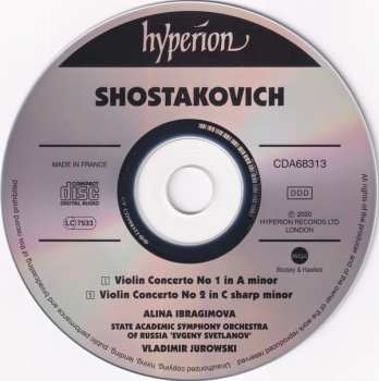 CD Dmitri Shostakovich: Violin Concertos 303250