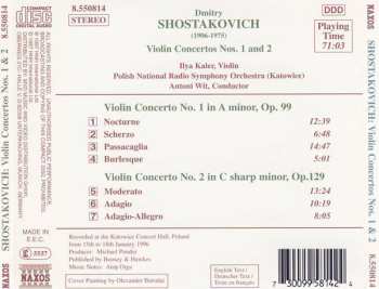 CD Dmitri Shostakovich: Violin Concertos Nos. 1 & 2 301594