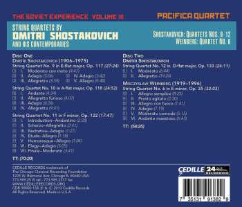 2CD Dmitri Shostakovich: The Soviet Experience: String Quartets Of Dmitri Shostakovich And His Contempories Volume III