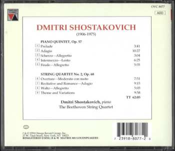 CD Dmitri Shostakovich: Piano Quintet / String Quartet No. 2 454080