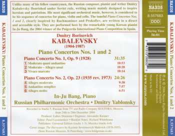 CD Dmitry Kabalevsky: Piano Concertos Nos. 1 and 2 320868