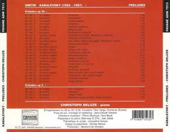 CD Dmitry Kabalevsky: Préludes 331300
