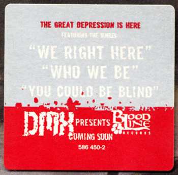 CD DMX: The Great Depression 14678