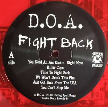 LP D.O.A.: Fight Back  LTD 416090