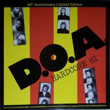 LP D.O.A.: Hardcore 81 CLR 352198