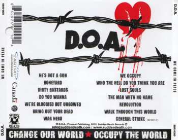 CD D.O.A.: We Come In Peace 187322