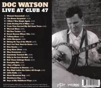 CD Doc Watson: Live At Club 47 92275
