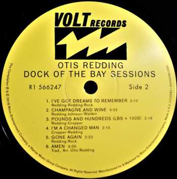LP Otis Redding: Dock Of The Bay Sessions 10045
