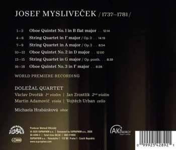 CD Doležal Quartet: Josef Mysliveček: Oboe Quintets, String Quartets 53564