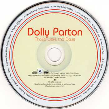 CD Dolly Parton: Those Were The Days 373721