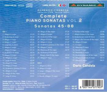 2CD Domenico Cimarosa: Complete Piano Sonatas Vol .2 116452