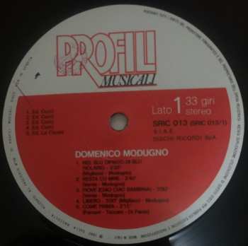 LP Domenico Modugno: Domenico Modugno 508512