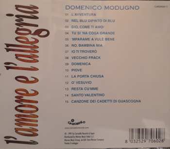 CD Domenico Modugno: L'Amore E L'Allegria