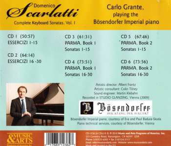 6CD Domenico Scarlatti: Scarlatti: Complete Keyboard Sonatas Volume 1 439616