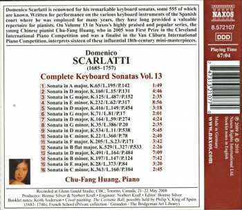 CD Domenico Scarlatti: Complete Keyboard Sonatas Vol. 13 310666