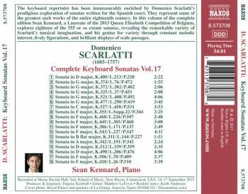 CD Domenico Scarlatti: Complete Keyboard Sonatas Vol. 17 233779