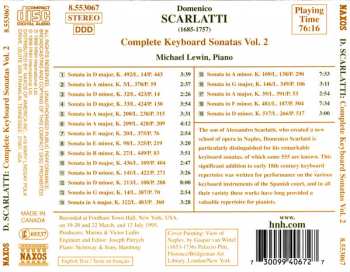 CD Domenico Scarlatti: Complete Keyboard Sonatas Vol. 2 239135