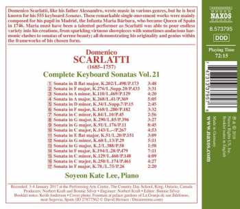 CD Domenico Scarlatti: Complete Keyboard Sonatas Vol. 21 122841