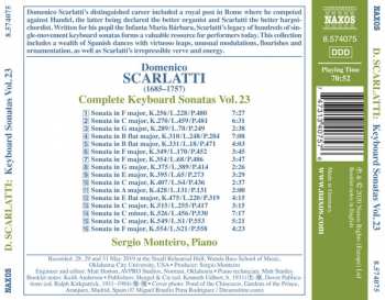 CD Domenico Scarlatti: Complete Keyboard Sonatas Vol. 23 328874
