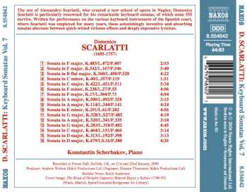 CD Domenico Scarlatti: Complete Keyboard Sonatas Vol. 7 309404