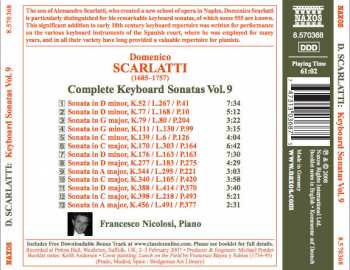 CD Domenico Scarlatti: Complete Keyboard Sonatas Vol. 9 296039
