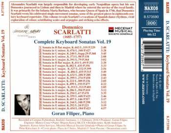 CD Domenico Scarlatti: Complete Keyboard Sonatas Vol.19  251597