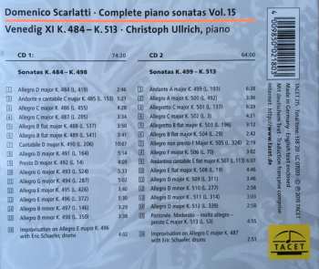 2CD Domenico Scarlatti: Complete Piano Sonatas. Volume 15. K. 484 – K. 513 189956