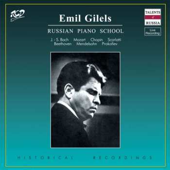 Album Domenico Scarlatti: Emil Gilels,klavier