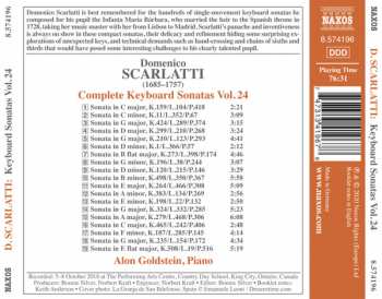 CD Domenico Scarlatti: Keyboard Sonatas Vol. 24 233730
