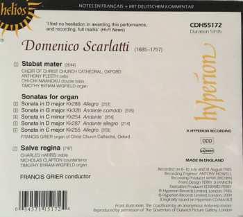 CD Domenico Scarlatti: Stabat Mater / Salve Regina / Sonatas for Organ 292356