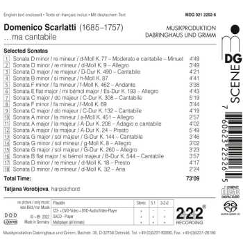 SACD Domenico Scarlatti: ...Ma Cantabile (Selected Sonatas) 457118