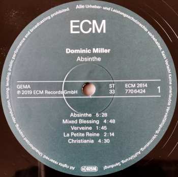 LP Dominic Miller: Absinthe 71587