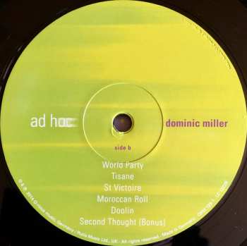 LP Dominic Miller: Ad Hoc 70029