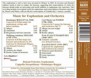 CD Dominique Roggen: Music For Euphonium And Orchestra 324080