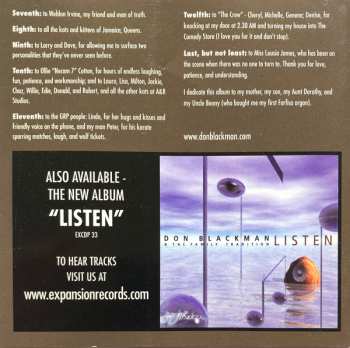 CD Don Blackman: Don Blackman 458537