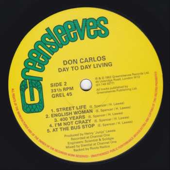 LP Don Carlos: Day To Day Living 404633