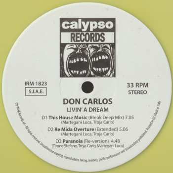 2LP Don Carlos: Livin' A Dream LTD | CLR 454288