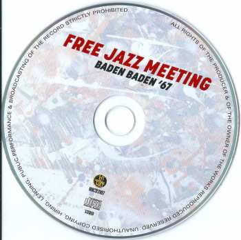 CD Don Cherry: Free Jazz Meeting Baden Baden '67 253760