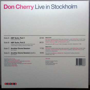 2LP Don Cherry: Live In Stockholm 62479