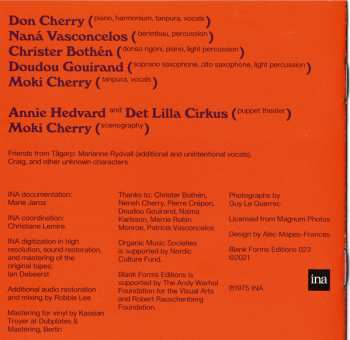 2CD Don Cherry's New Researches: Organic Music Theatre Festival De Jazz De Chateauvallon 1972 100925