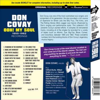 CD Don Covay: Ooh! My Soul - 1955-1962 Recordings LTD 337487