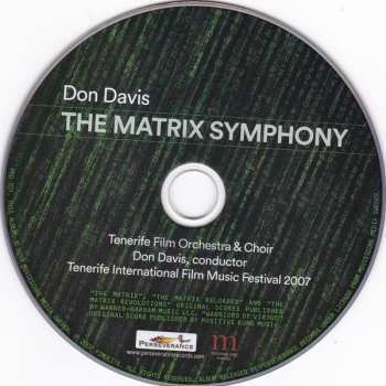 CD Don Davis: The Matrix Symphony 331774