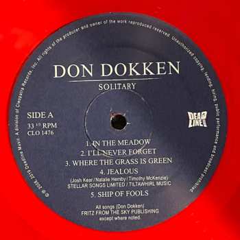 LP Don Dokken: Solitary LTD 540186