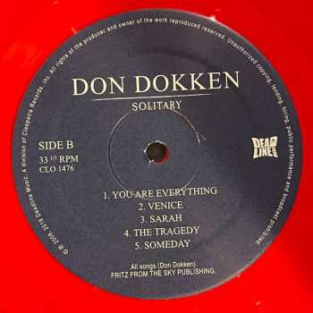 LP Don Dokken: Solitary LTD 540186
