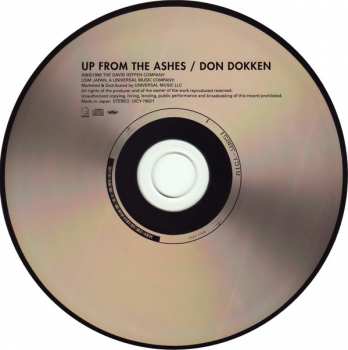 CD Don Dokken: Up From The Ashes = アップ・フロム・ジ・アッシェズ LTD 38267