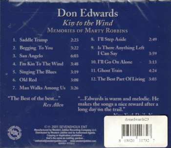 CD Don Edwards: Kin To The Wind